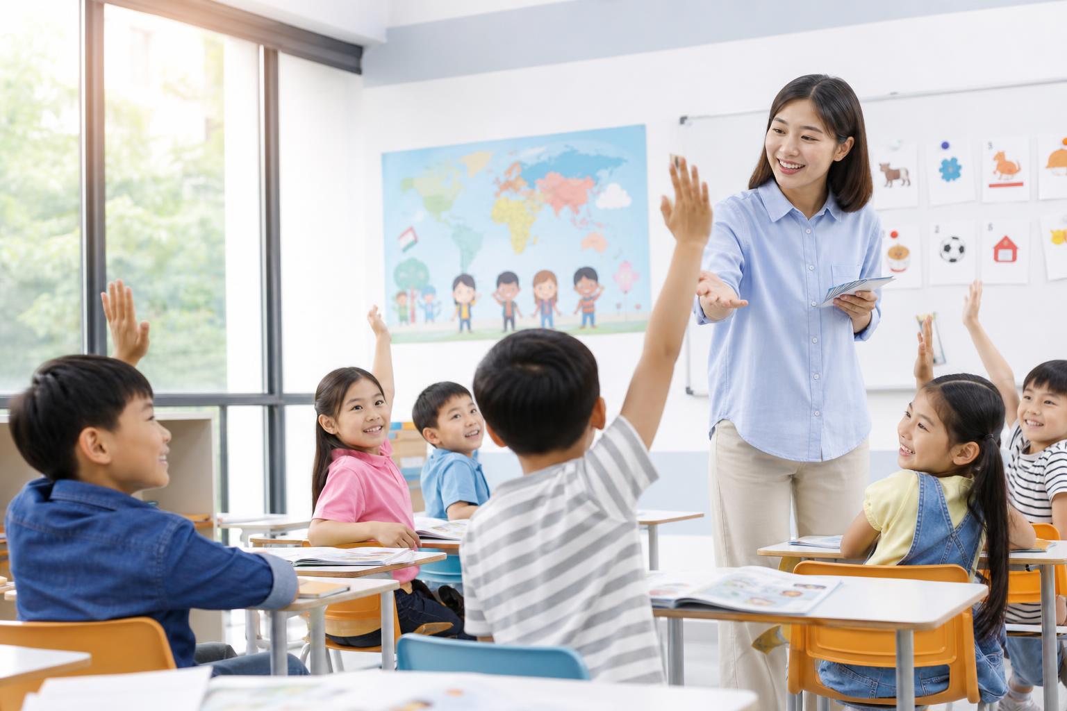 楓橋美語教室上課情形
